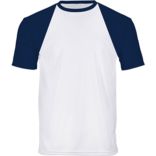 Reglan T-Shirt Individuell - Vollflächiger Druck , dunkelblau, Polyester, S, 68,00cm x 96,00cm (Länge x Breite), Bild 1