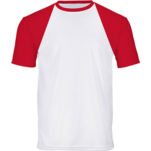 Reglan T-Shirt Individuell - Vollflächiger Druck , chili, Polyester, M, 70,00cm x 104,00cm (Länge x Breite), Bild 1