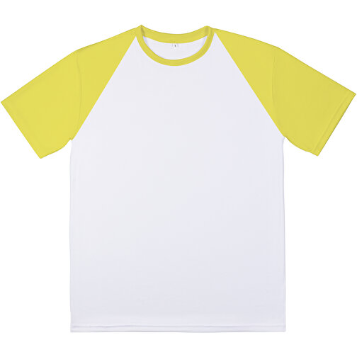 Reglan T-Shirt Individuell - Vollflächiger Druck , zitronengelb, Polyester, S, 68,00cm x 96,00cm (Länge x Breite), Bild 5