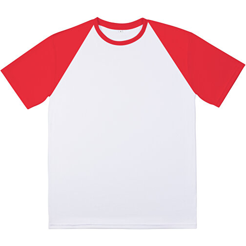Reglan T-Shirt Individuell - Vollflächiger Druck , rot, Polyester, M, 70,00cm x 104,00cm (Länge x Breite), Bild 5