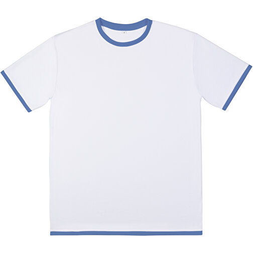 Regular T-Shirt Individuell - Vollflächiger Druck , taubenblau, Polyester, XL, 76,00cm x 120,00cm (Länge x Breite), Bild 6