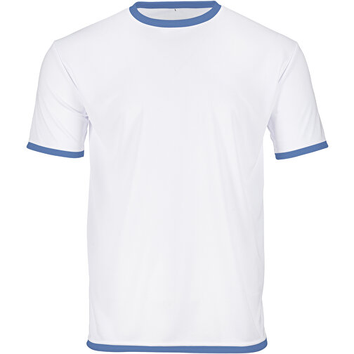 Regular T-Shirt Individuell - Vollflächiger Druck , taubenblau, Polyester, L, 73,00cm x 112,00cm (Länge x Breite), Bild 1