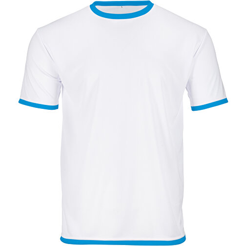 Regular T-Shirt Individuell - Vollflächiger Druck , karibikblau, Polyester, 2XL, 78,00cm x 124,00cm (Länge x Breite), Bild 1