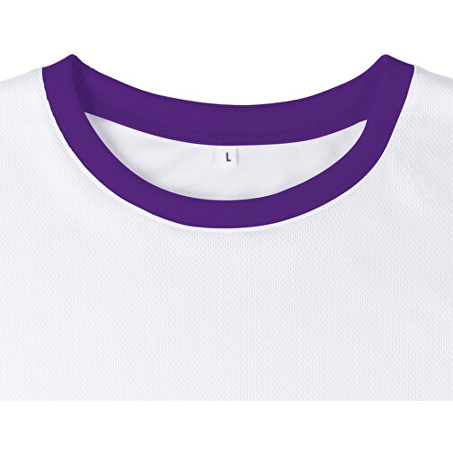 Regular T-Shirt Individuell - Vollflächiger Druck , lila, Polyester, XL, 76,00cm x 120,00cm (Länge x Breite), Bild 3
