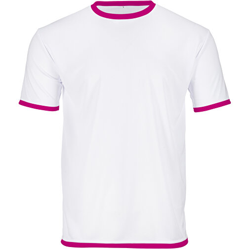 Regular T-Shirt Individuell - Vollflächiger Druck , pink, Polyester, M, 70,00cm x 104,00cm (Länge x Breite), Bild 1