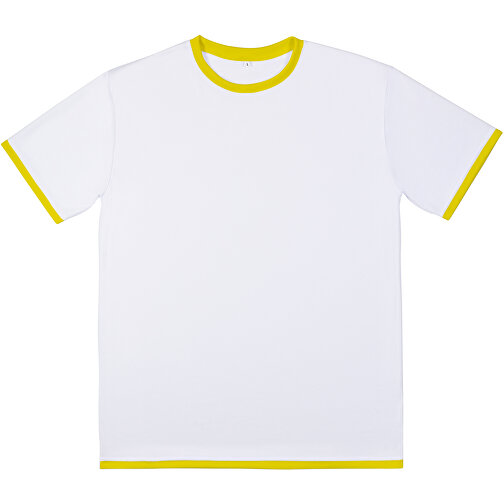Regular T-Shirt Individuell - Vollflächiger Druck , sonnengelb, Polyester, 3XL, 80,00cm x 132,00cm (Länge x Breite), Bild 6