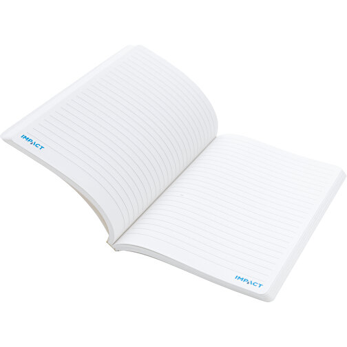 Impact Softcover A5 Notizbuch Mit Steinpapier, Weiß , weiß, Steinpapier, 21,10cm x 1,10cm (Länge x Höhe), Bild 3