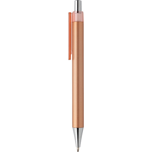X8-Metallic-Stift, Braun , braun, ABS, 14,00cm (Höhe), Bild 3