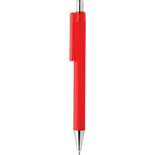 X8 Stift Mit Smooth-Touch, Rot , rot, ABS, 14,00cm (Höhe), Bild 3