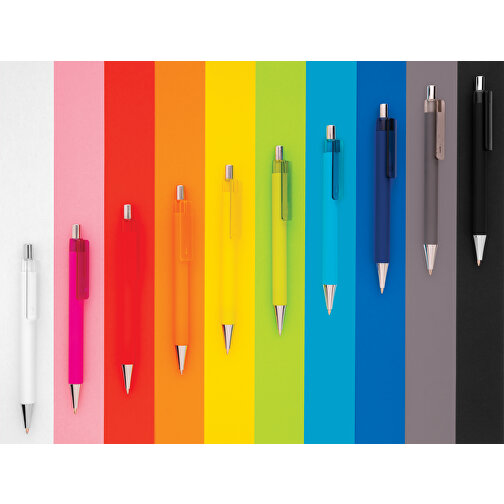 X8 Stift Mit Smooth-Touch, Weiss , weiss, ABS, 14,00cm (Höhe), Bild 6