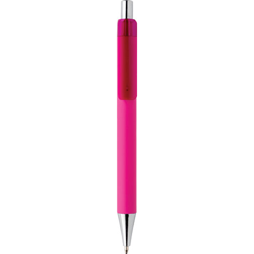 X8 Stift Mit Smooth-Touch, Rosa , rosa, ABS, 14,00cm (Höhe), Bild 2