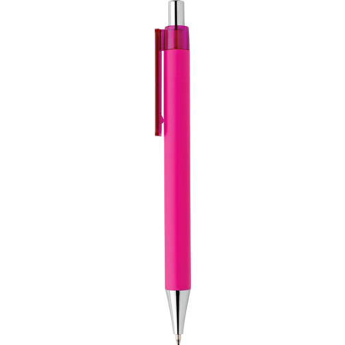 X8 Stift Mit Smooth-Touch, Rosa , rosa, ABS, 14,00cm (Höhe), Bild 3