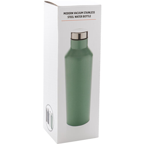 Moderne Vakuum-Flasche Aus Stainless Steel, Grün , grün, Edelstahl, 24,50cm (Höhe), Bild 7