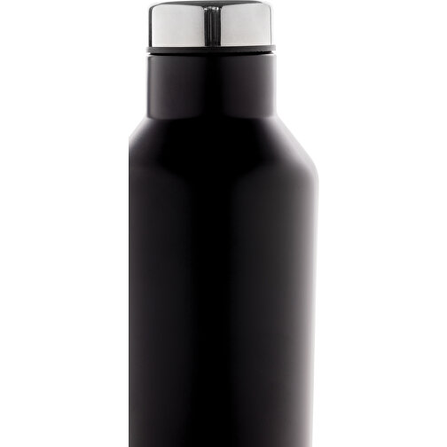 Moderne Vakuum-Flasche Aus Stainless Steel, Schwarz , schwarz, Edelstahl, 24,50cm (Höhe), Bild 5