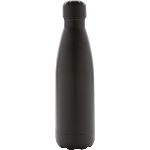 Einfarbige Vakuumisolierte Stainless Steel Flasche, Schwarz , schwarz, Edelstahl, 25,80cm (Höhe), Bild 2