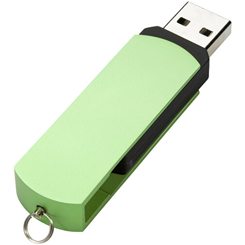 USB-Stick COVER 3.0 128GB , Promo Effects MB , grün MB , 131 GB , Kunststoff/Aluminium MB , 10 - 45 MB/s MB , 5,40cm x 0,85cm x 1,70cm (Länge x Höhe x Breite), Bild 3
