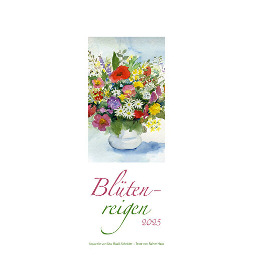 Blütenreigen , Papier, 34,00cm x 11,90cm (Höhe x Breite), Bild 1