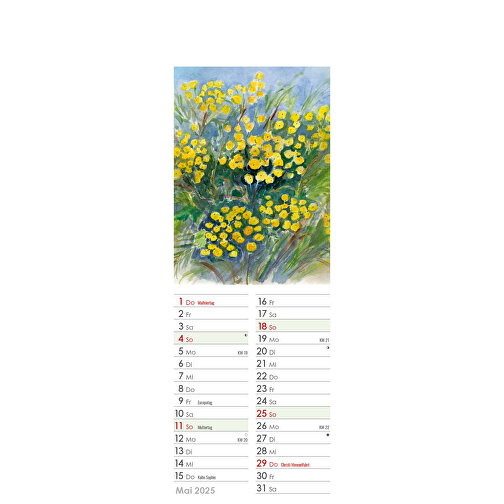 Blütenreigen , Papier, 34,00cm x 11,90cm (Höhe x Breite), Bild 10
