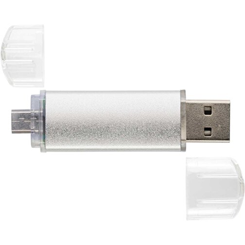 USB Stick ALU SMART 2.0 128GB , Promo Effects MB , silber MB , 131 GB , Aluminium MB , 3 - 10 MB/s MB , , Bild 3