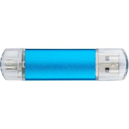 USB-Stick ALU SMART 2.0 128GB , Promo Effects MB , blau MB , 131 GB , Aluminium MB , 3 - 10 MB/s MB , 3,80cm x 1,75cm (Länge x Breite), Bild 2