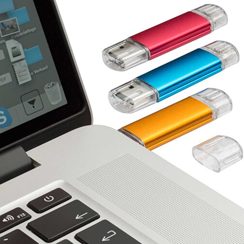 USB-Stick ALU SMART 2.0 128GB , Promo Effects MB , schwarz MB , 131 GB , Aluminium MB , 3 - 10 MB/s MB , 3,80cm x 1,75cm (Länge x Breite), Bild 4
