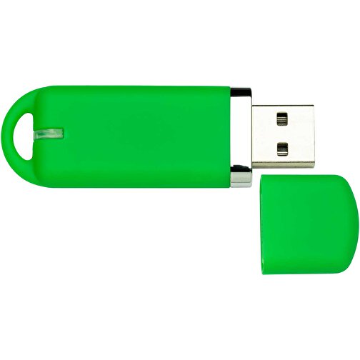 USB-Stick Focus Matt 2.0 128GB , Promo Effects MB , grün MB , 131 GB , Kunststoff MB , 3 - 10 MB/s MB , , Bild 3