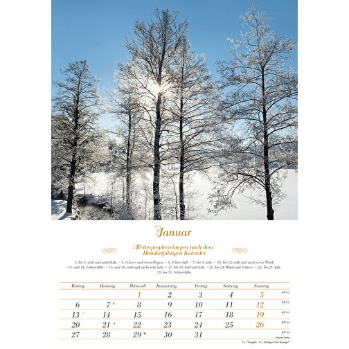 100-Jähriger Kalender Mit Wetterprognosen , Papier, 47,80cm x 29,70cm (Höhe x Breite), Bild 2