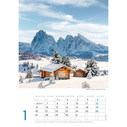 Alpen – Alps , Papier, 47,80cm x 29,70cm (Höhe x Breite), Bild 2