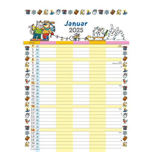 Familien-Terminkalender , Papier, 34,00cm x 23,70cm (Höhe x Breite), Bild 2