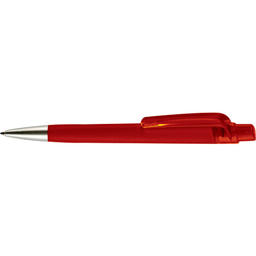 Kugelschreiber Prisma , rot, ABS, 14,50cm (Länge), Bild 3