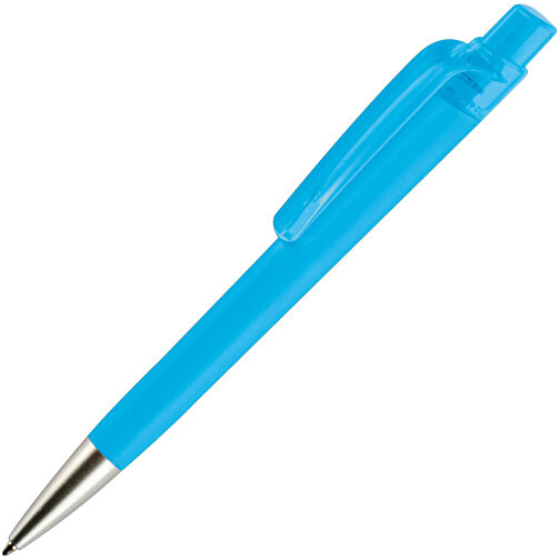 Kugelschreiber Prisma , hellblau, ABS, 14,50cm (Länge), Bild 2