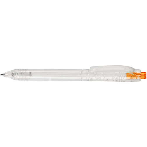 Kugelschreiber R-PET , transparent orange, R-PET, 14,30cm (Länge), Bild 3