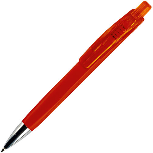 Kugelschreiber Riva Soft-Touch , rot, ABS, 14,40cm (Länge), Bild 2