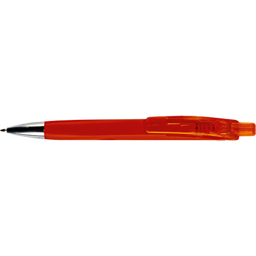 Kugelschreiber Riva Soft-Touch , rot, ABS, 14,40cm (Länge), Bild 3