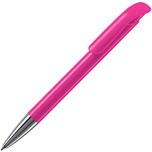 Kugelschreiber Atlas Hardcolour Mit Metallspitze , rosa, ABS & Metall, 14,60cm (Länge), Bild 2