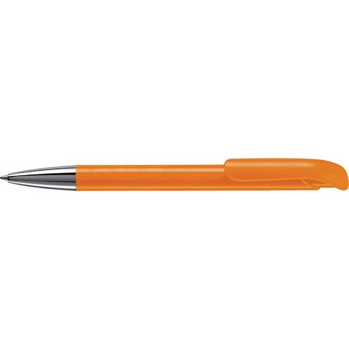 Kugelschreiber Atlas Hardcolour Mit Metallspitze , orange, ABS & Metall, 14,60cm (Länge), Bild 3