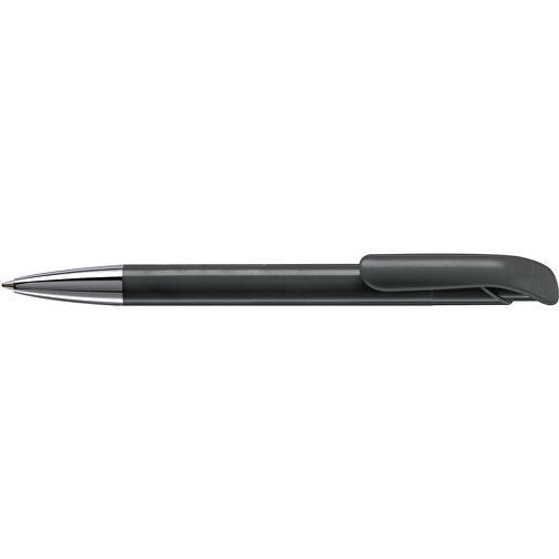 Kugelschreiber Atlas Hardcolour Mit Metallspitze , schwarz, ABS & Metall, 14,60cm (Länge), Bild 3