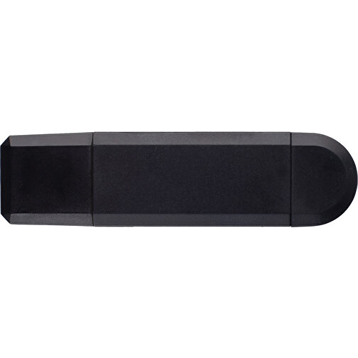 USB Kartenlesegerät , schwarz, ABS, 8,00cm x 0,90cm x 2,70cm (Länge x Höhe x Breite), Bild 5