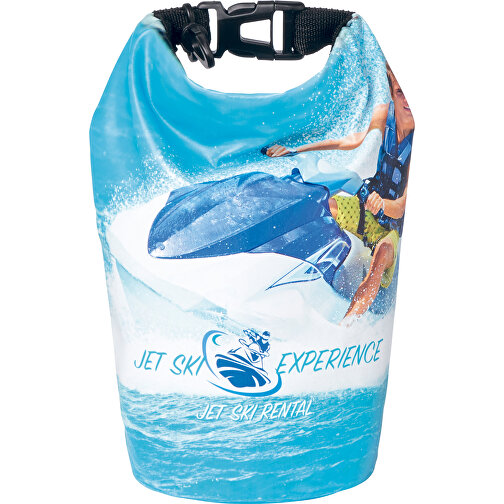 Full Color Wasserfeste Tasche 1,5l , weiß, PVC, 24,00cm (Höhe), Bild 2