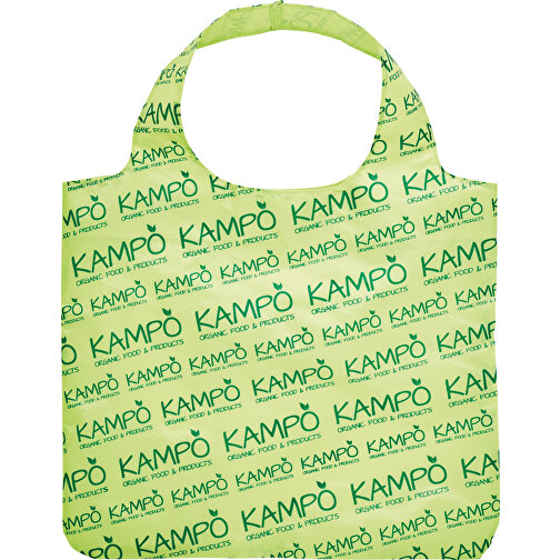 XL Full Color Einkaufstasche Mit Hülle , limonengrün, Polyester, 60,00cm x 49,00cm (Höhe x Breite), Bild 1