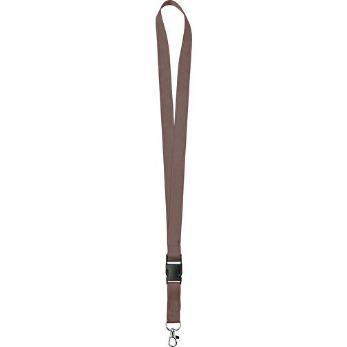 10 Mm Satin Lanyard , vollmilch, Satin, 92,00cm x 1,00cm (Länge x Breite), Bild 1