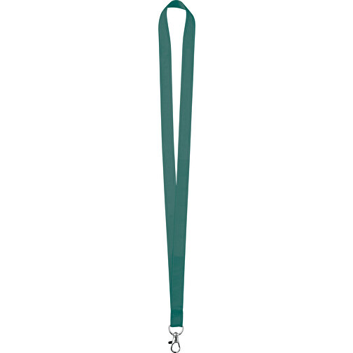 25 Mm Satin Lanyard , tannengrün, Satin, 90,00cm x 2,50cm (Länge x Breite), Bild 1