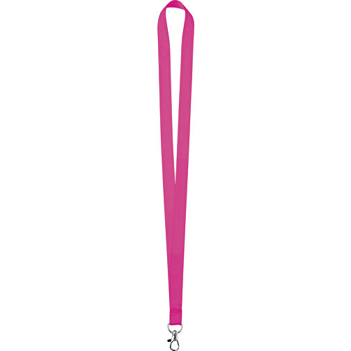 25 Mm Satin Lanyard , pink, Satin, 90,00cm x 2,50cm (Länge x Breite), Bild 1