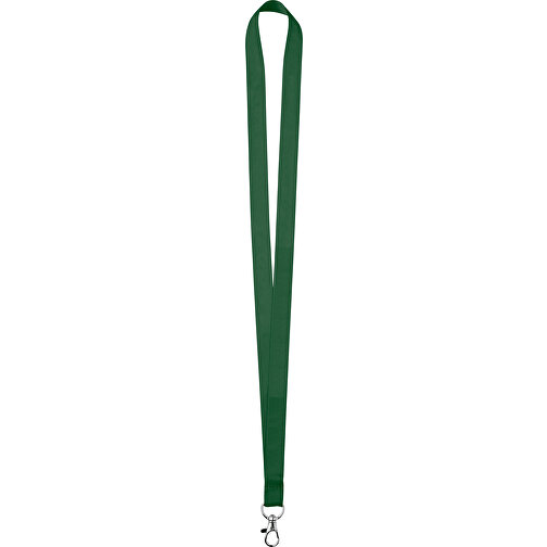 25 Mm Satin Lanyard , grün, Satin, 90,00cm x 2,50cm (Länge x Breite), Bild 1