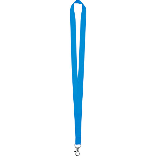 25 Mm Satin Lanyard , karibikblau, Satin, 90,00cm x 2,50cm (Länge x Breite), Bild 1