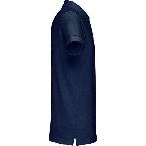THC DHAKA. Herren Poloshirt , blau, 100% Baumwolle, S, 70,00cm x 46,00cm (Länge x Breite), Bild 3