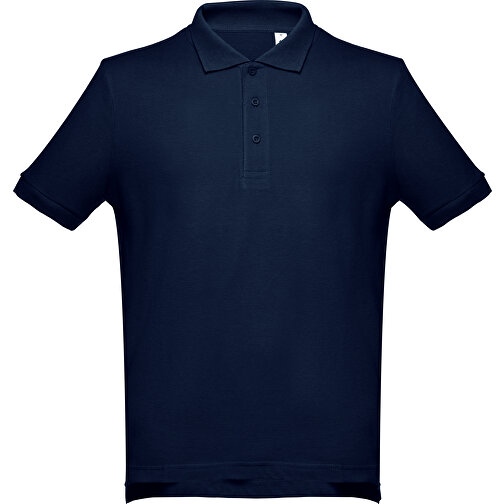 THC ADAM. Kurzarm-Poloshirt Aus Baumwolle Für Herren , blau, 100% Baumwolle, S, 67,50cm x 46,00cm (Länge x Breite), Bild 1