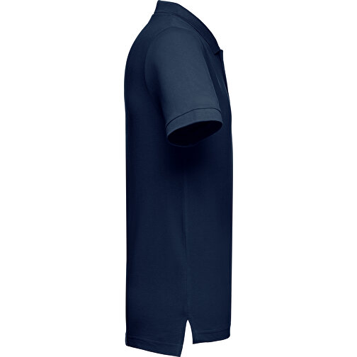 THC ADAM. Kurzarm-Poloshirt Aus Baumwolle Für Herren , blau, 100% Baumwolle, M, 69,50cm x 50,00cm (Länge x Breite), Bild 3