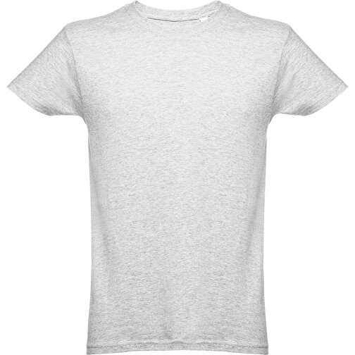 THC LUANDA. Herren-T-Shirt Aus Baumwolle Im Schlauchformat , weiss melliert, 100% Baumwolle, XXL, 79,00cm x 62,00cm (Länge x Breite), Bild 1