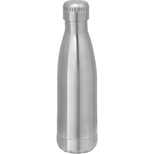 SHOW. 510 ML Edelstahl-Flasche , satinsilber, Edelstahl, , Bild 1